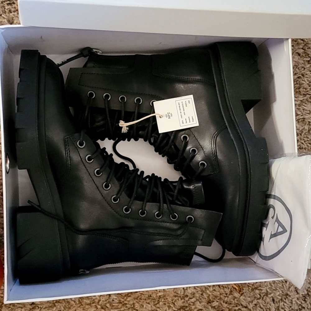Ash Maddox Platform Moto Boots